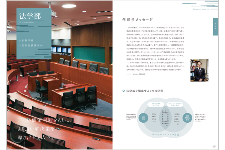西南学院大学2019年度版　大学案内